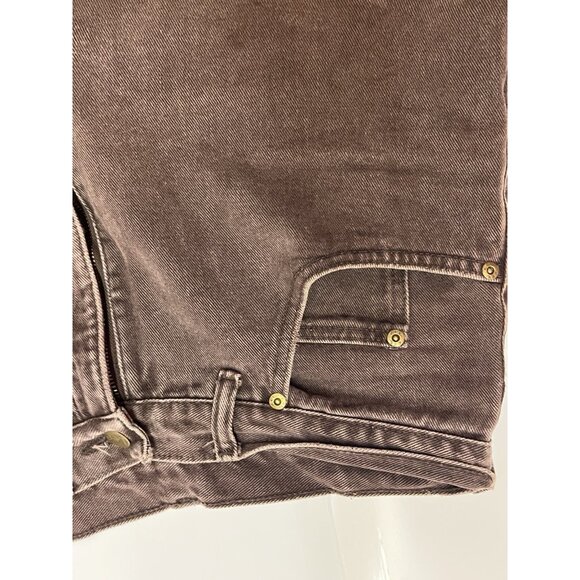 VTG 1990s Lee Jeans Mens 32x30 (31x31 Actual) Leather Patch Brown Made in Canada - Picture 5 of 16